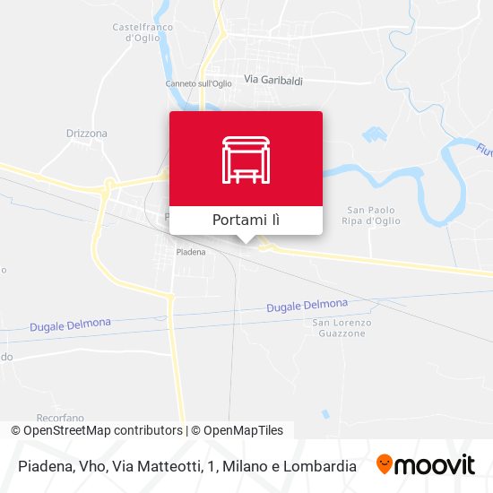 Mappa Piadena, Vho, Via Matteotti, 1