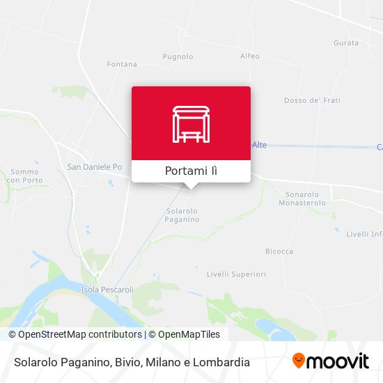 Mappa Solarolo Paganino, Bivio