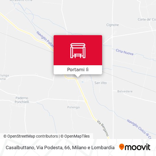 Mappa Casalbuttano, Via Podesta, 66
