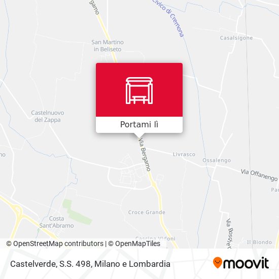 Mappa Castelverde, S.S. 498