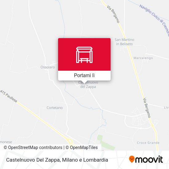 Mappa Castelnuovo Del Zappa