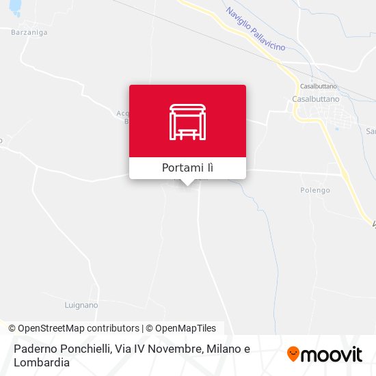 Mappa Paderno Ponchielli, Via IV Novembre