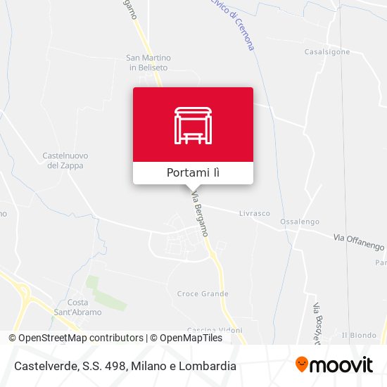 Mappa Castelverde, S.S. 498