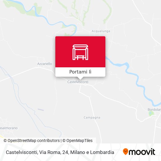 Mappa Castelvisconti, Via Roma, 24