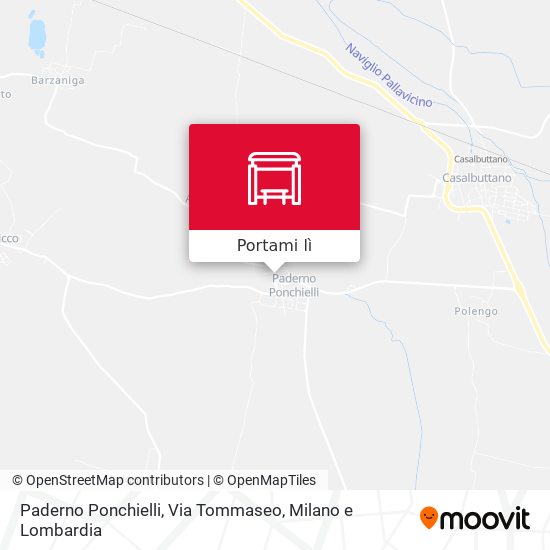 Mappa Paderno Ponchielli, Via Tommaseo