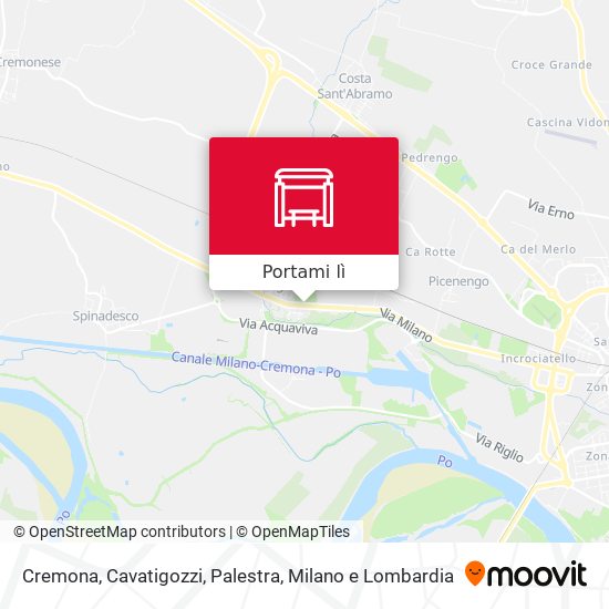 Mappa Cremona, Cavatigozzi, Palestra