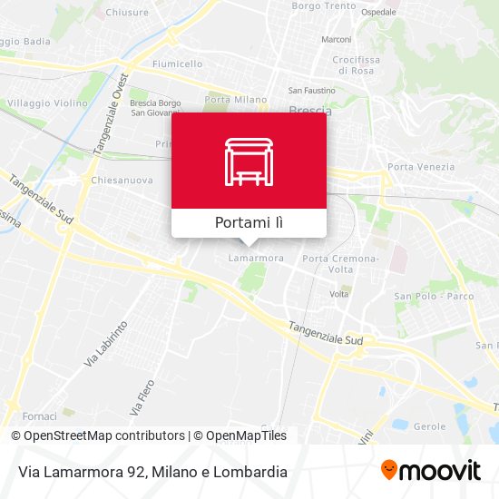 Mappa Via Lamarmora 92