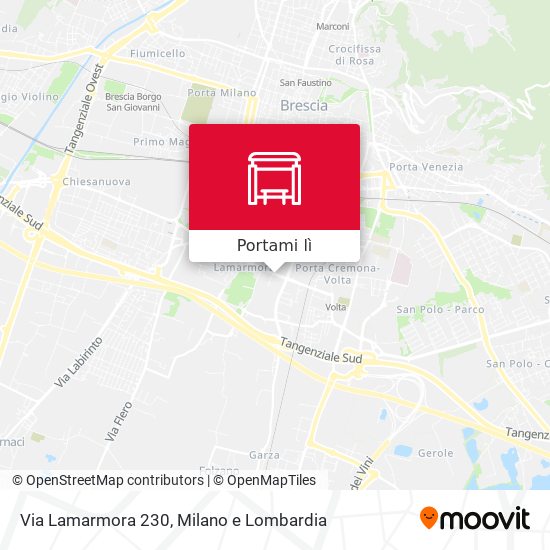 Mappa Via Lamarmora 230