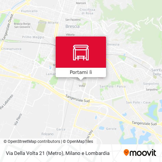 Mappa Via Della Volta 21 (Metro)