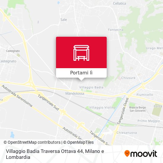 Mappa Villaggio Badia Traversa Ottava 44