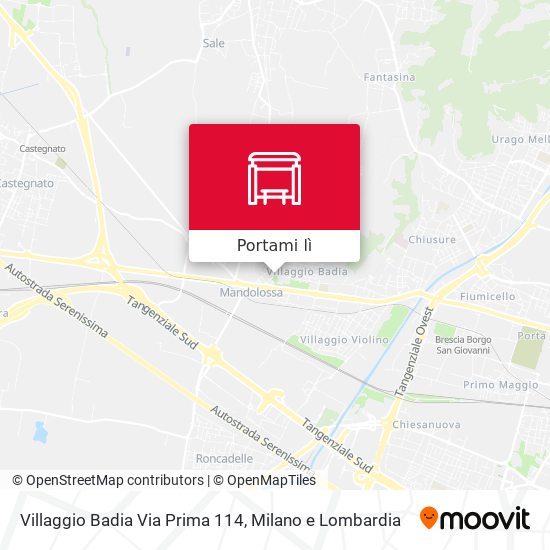 Mappa Villaggio Badia Via Prima 114