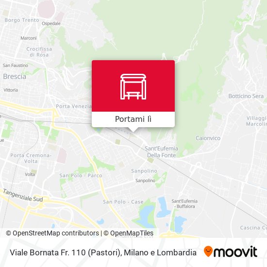 Mappa Viale Bornata Fr. 110 (Pastori)