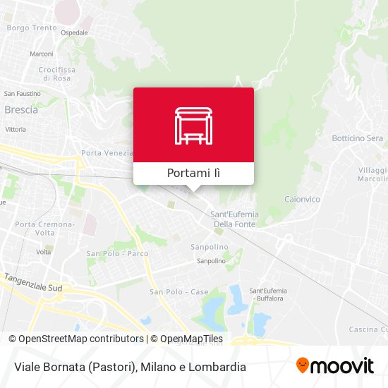 Mappa Viale Bornata (Pastori)