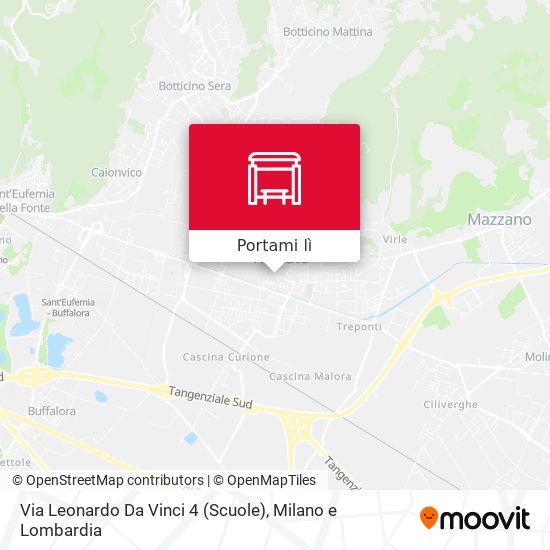 Mappa Via Leonardo Da Vinci 4 (Scuole)