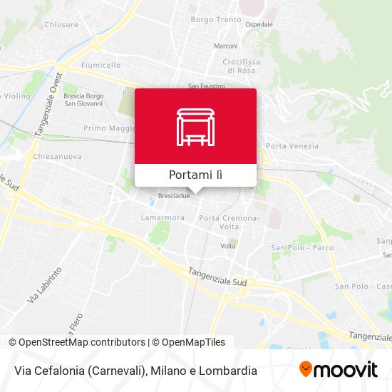 Mappa Via Cefalonia (Carnevali)