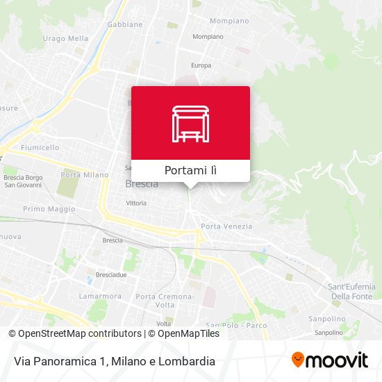 Mappa Via Panoramica 1