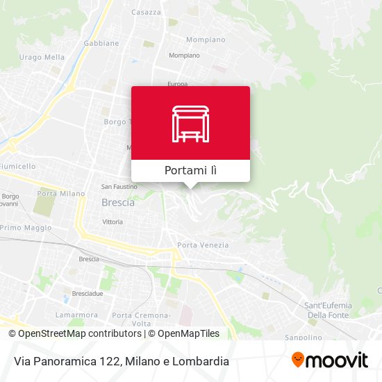 Mappa Via Panoramica 122