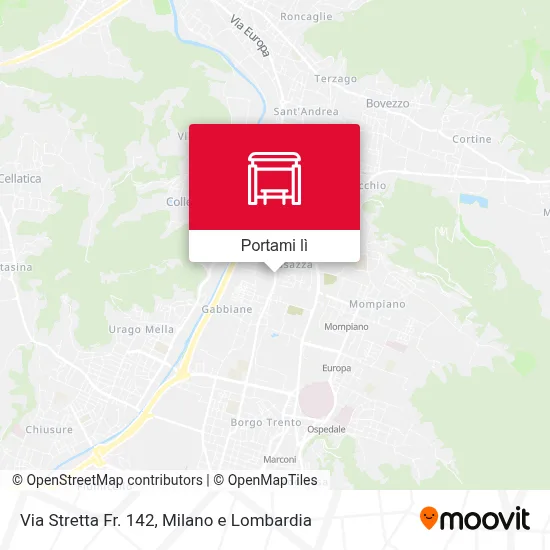 Mappa Via Stretta Fr. 142