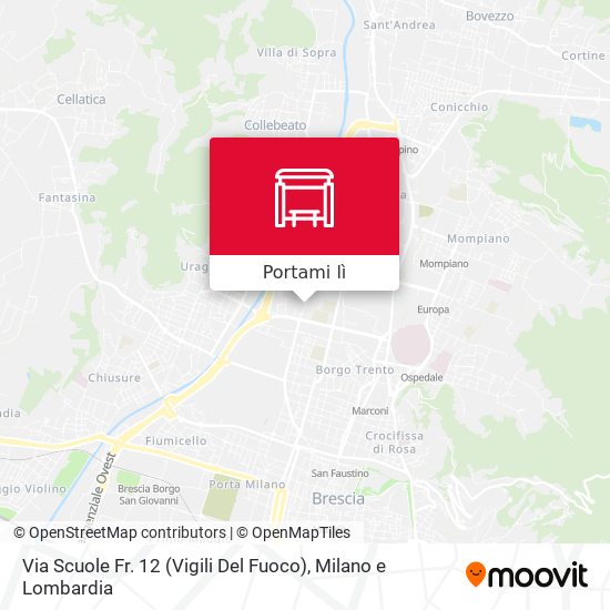 Mappa Via Scuole Fr. 12 (Vigili Del Fuoco)