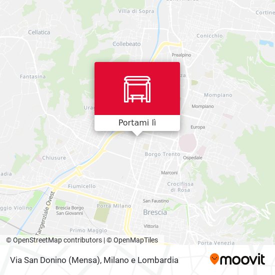 Mappa Via San Donino (Mensa)