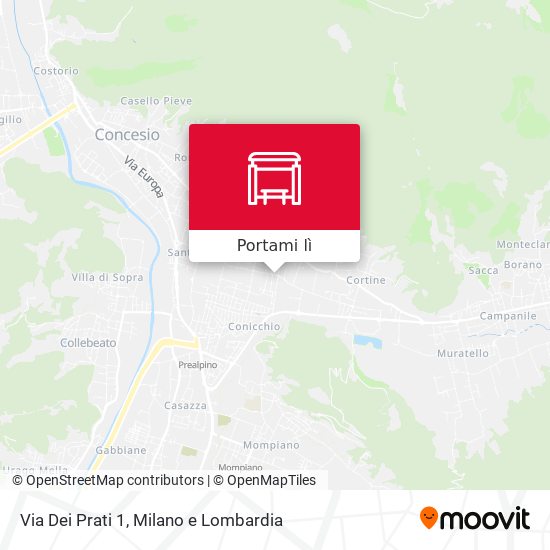 Mappa Via Dei Prati 1