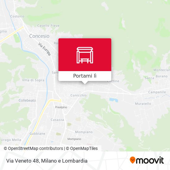Mappa Via Veneto 48