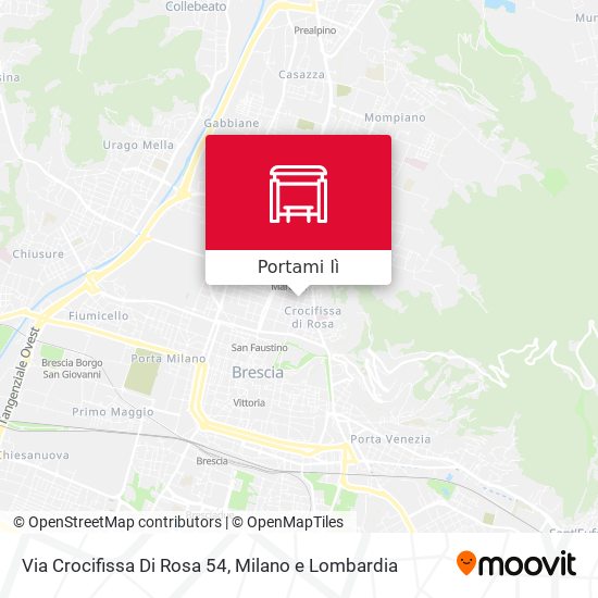 Mappa Via Crocifissa Di Rosa 54