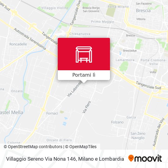 Mappa Villaggio Sereno Via Nona 146