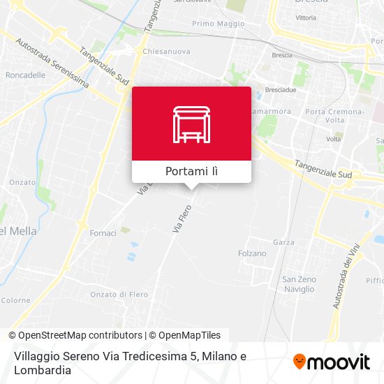 Mappa Villaggio Sereno Via Tredicesima 5