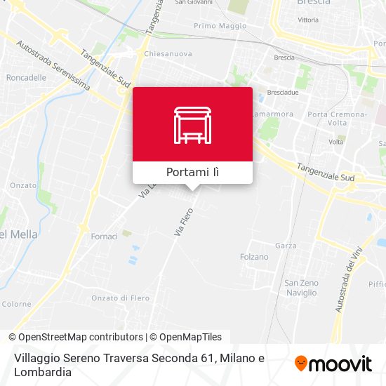 Mappa Villaggio Sereno Traversa Seconda 61
