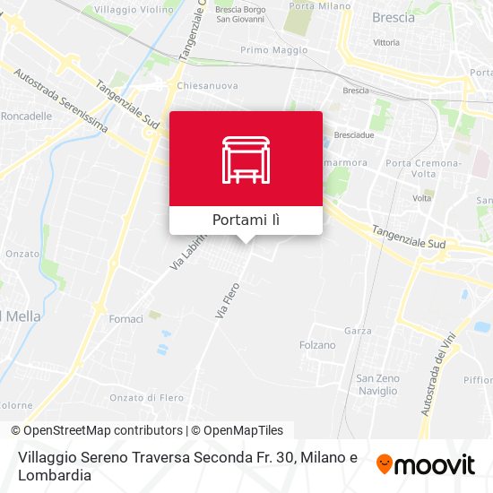 Mappa Villaggio Sereno Traversa Seconda Fr. 30