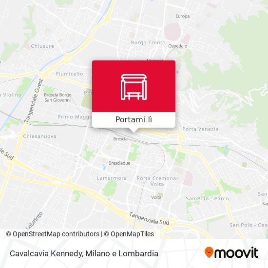 Mappa Cavalcavia Kennedy