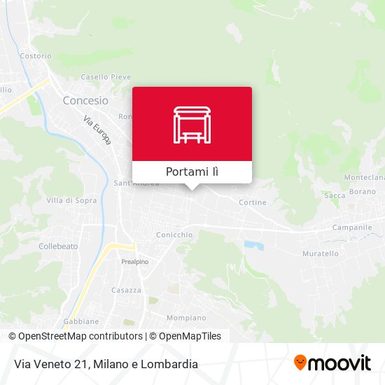 Mappa Via Veneto 21