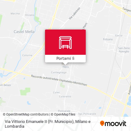 Mappa Via Vittorio Emanuele II (Fr. Municipio)