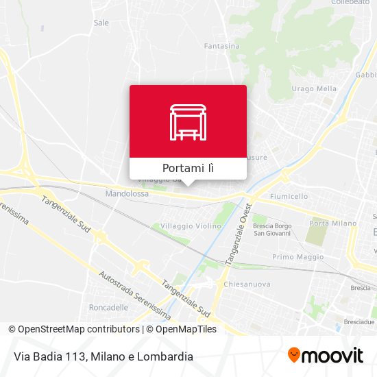 Mappa Via Badia 113