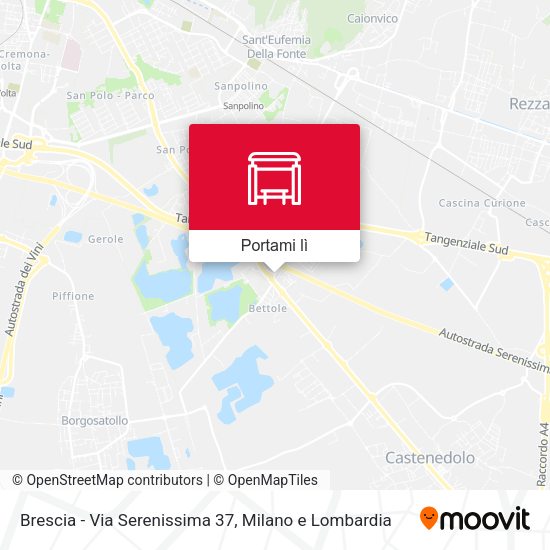 Mappa Brescia - Via Serenissima 37