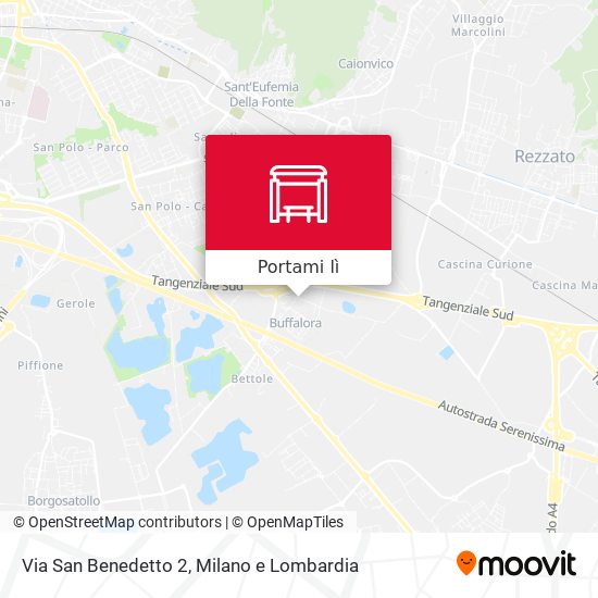 Mappa Via San Benedetto 2