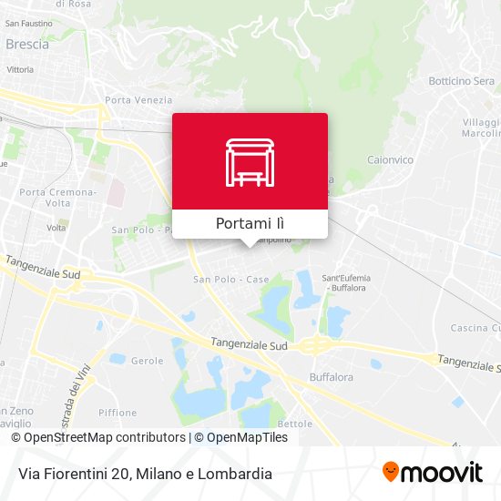 Mappa Via Fiorentini 20