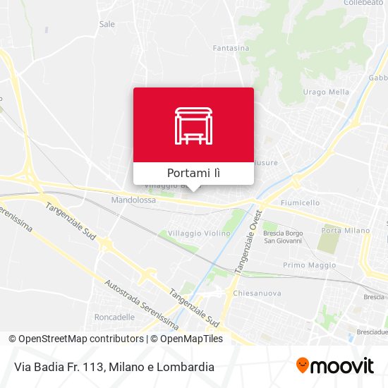 Mappa Via Badia Fr. 113
