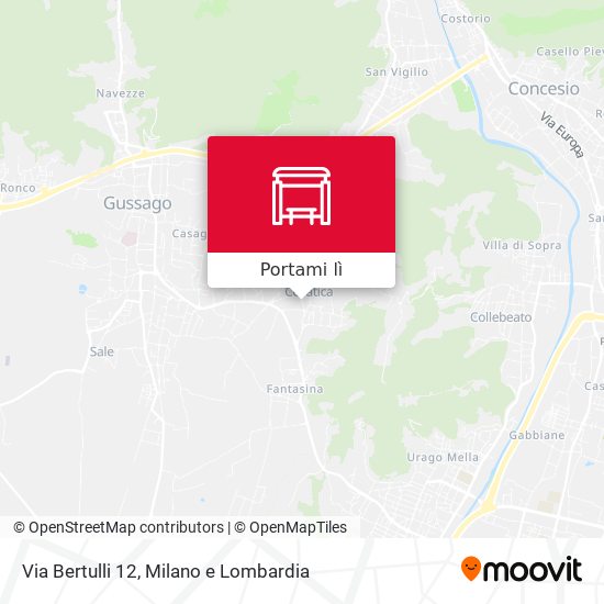 Mappa Via Bertulli 12