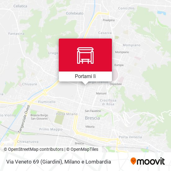 Mappa Via Veneto 69 (Giardini)