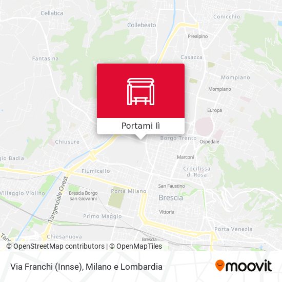 Mappa Via Franchi (Innse)