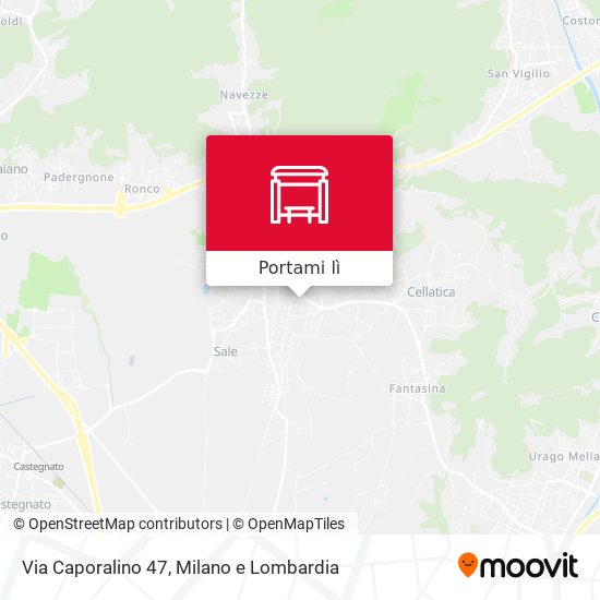 Mappa Via Caporalino 47