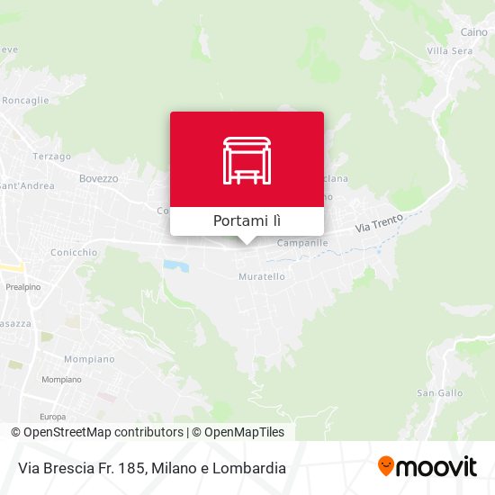 Mappa Via Brescia Fr. 185