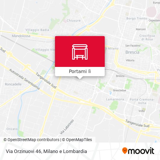 Mappa Via Orzinuovi 46