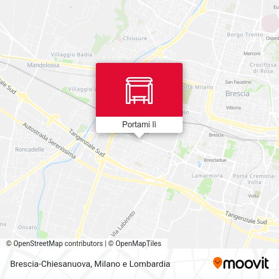 Mappa Brescia-Chiesanuova