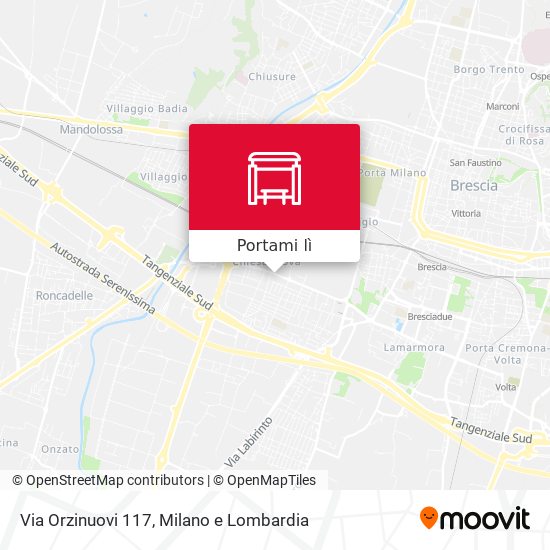 Mappa Via Orzinuovi 117