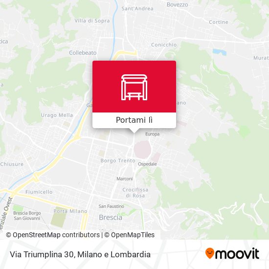 Mappa Via Triumplina 30