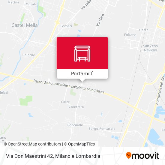 Mappa Via Don Maestrini 42