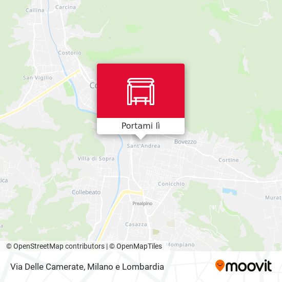 Mappa Via Delle Camerate